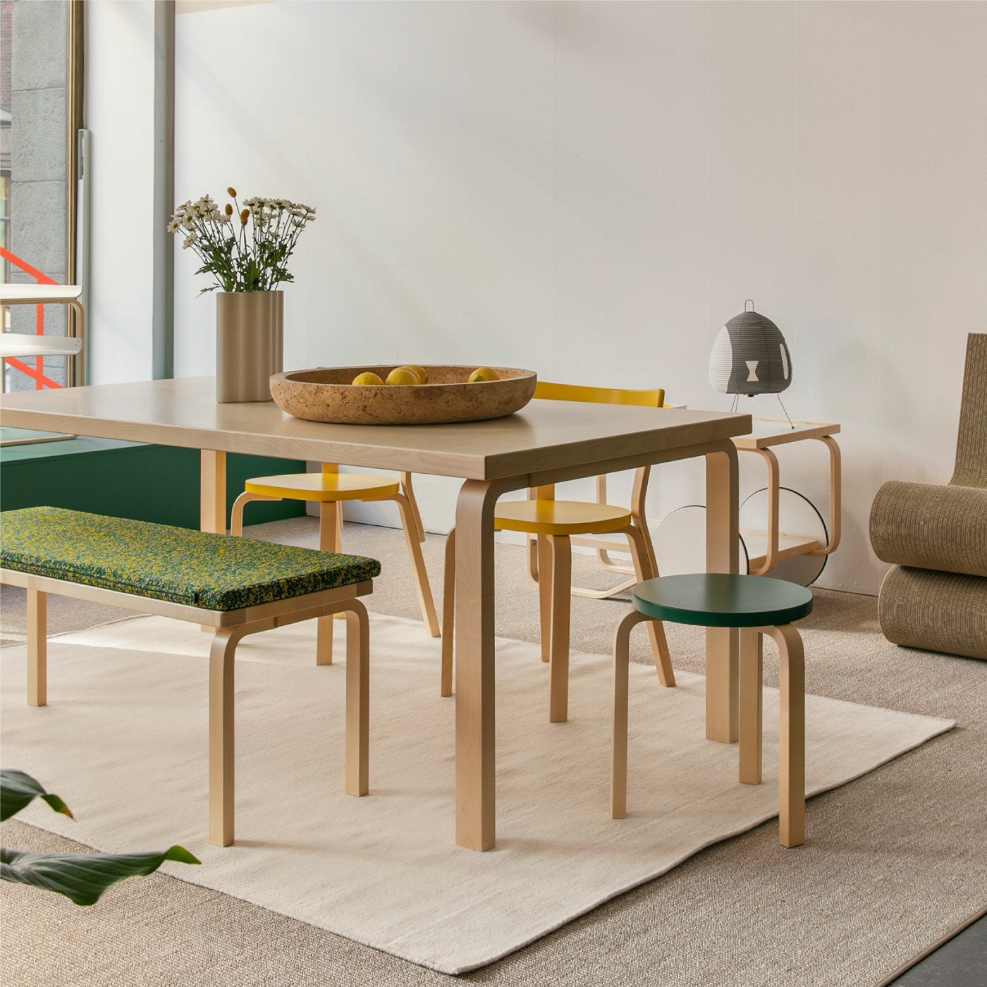 アルテック スツール60 3本脚 Artek Stool60 ホワイト ラミネート