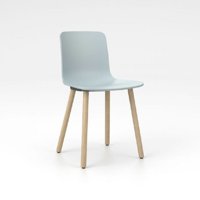 在庫処分 Vitra ダイニングチェア HAL Wood アイスグレイ 木脚 在庫