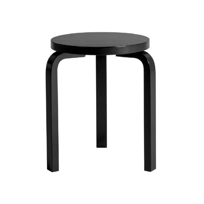 Artek/STOOL 60/スツール60/バーチ材/ブラックラッカー仕上げ 【納期