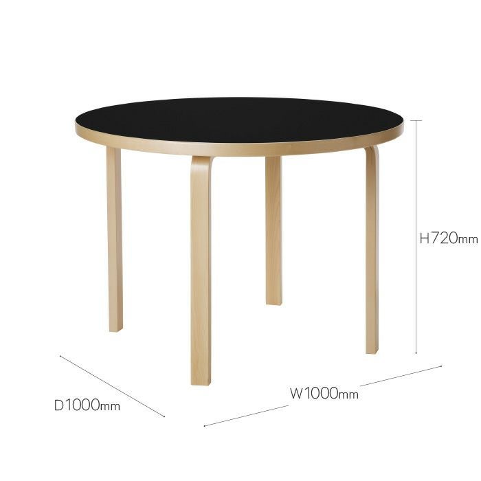 Artek（アルテック）/90A TABLE/90Aテーブル/バーチ材/ナチュラル