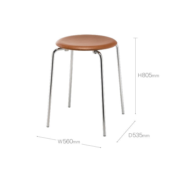 FRITZ HANSEN（フリッツハンセン）/Dot/ドットスツール/ワイルドレザー