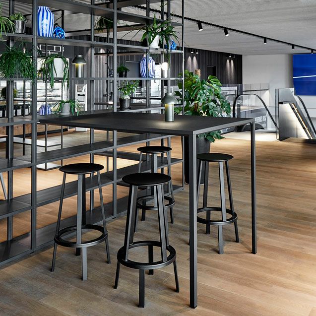 HAY（ヘイ）/Revolver/BARSTOOL（バースツール）/ブラック/HIGH/AA596